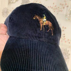 Ralph Lauren Purple Label HAT Gent’s Standing Horse Made in Italy Navy